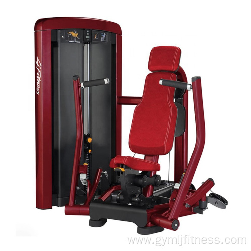 Commercial fitness seated chest press gym exercise machine